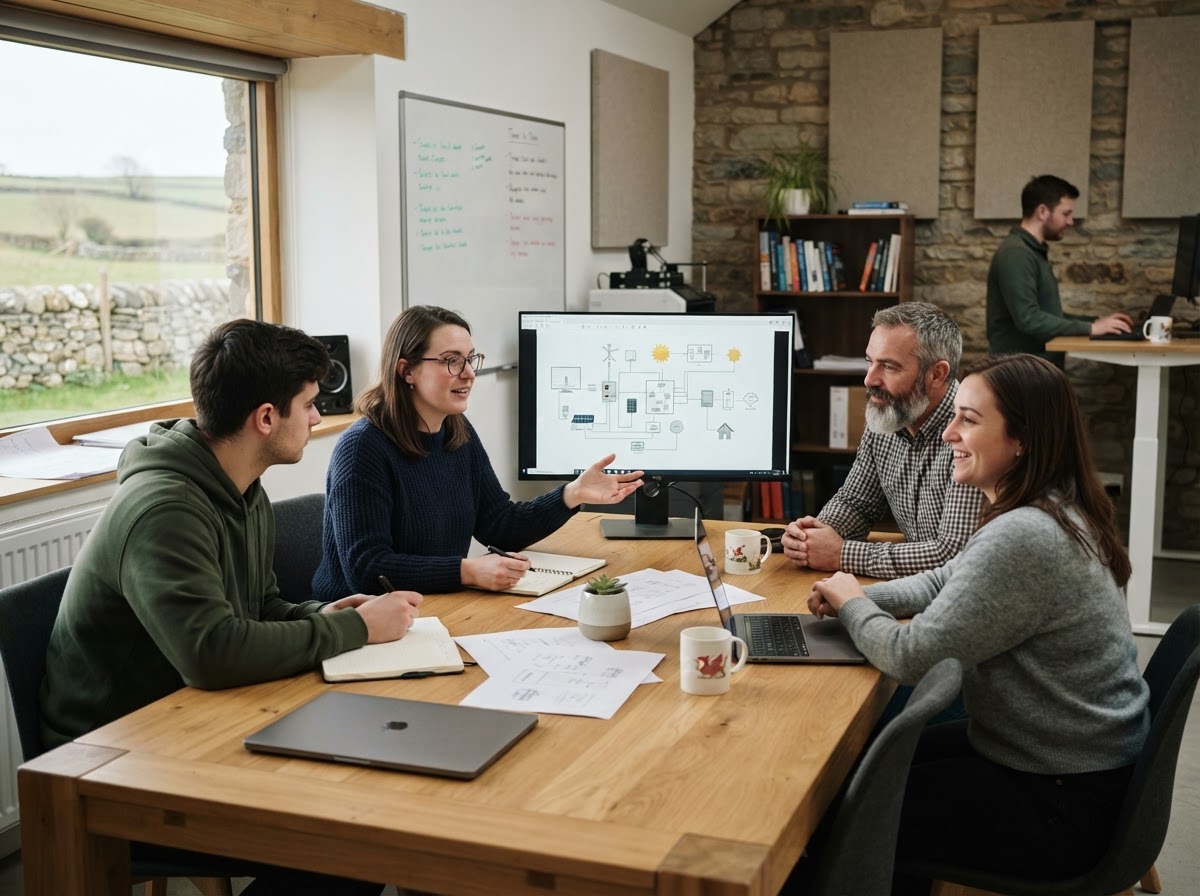 Uzmaston workspace where market data is analysed and reviewed